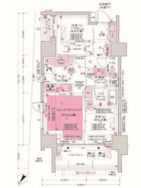 ディームス大井町 203 間取り図