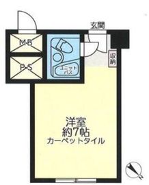 赤坂レジデンシャルホテル 3階 間取り図