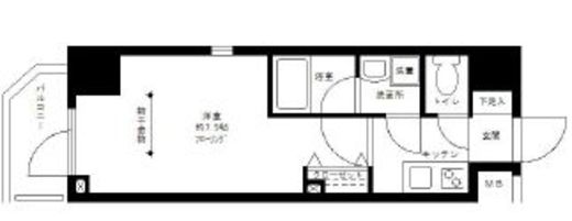 プライムアーバン白山 201 間取り図