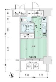 メインステージ南麻布4 4階 間取り図