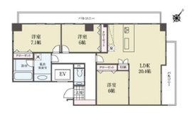 松濤リヴェール 202 間取り図