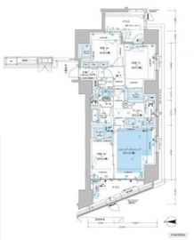 ディームス方南町 104 間取り図