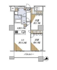 ザ・パークハウス西新宿タワー60 34階 間取り図