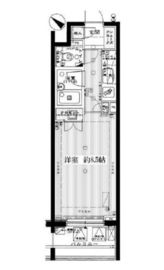 ファミール銀座イースト 6階 間取り図