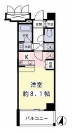 フィシオ笹塚 702 間取り図