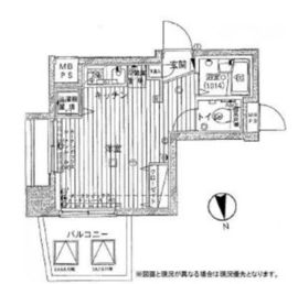 OLIO麻布十番 (オリオ麻布十番) 2階 間取り図