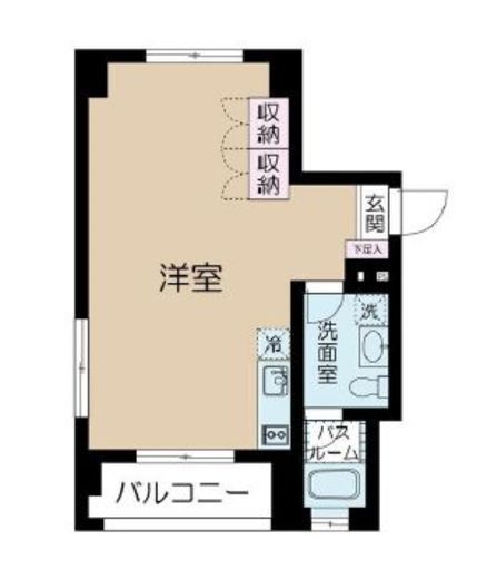 カイザー赤坂ビル 702 間取り図