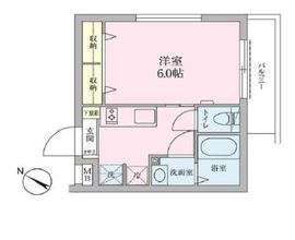 モン・シャトー代々木 402 間取り図