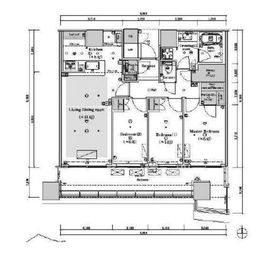 パークタワー晴海 35階 間取り図