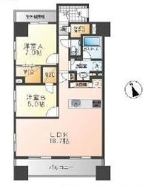 プレシス東京湊ザレジデンス 11階 間取り図