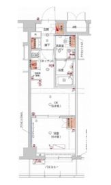 ハーモニーレジデンス神楽坂ヒルズsecond 202 間取り図