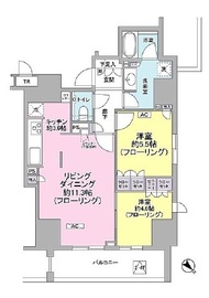 ザ・パークハウス新宿御苑西 4階 間取り図