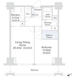 オークコート 804 間取り図