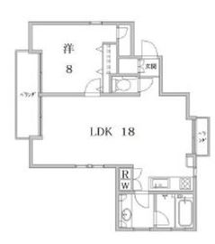 フォレストウェル三田 1F1 間取り図