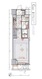 メインステージ千代田岩本町コモデ 3階 間取り図