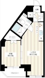 スパシエグランス早稲田 4階 間取り図