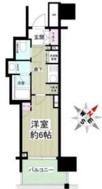 プレミスト山吹神楽坂 7階 間取り図