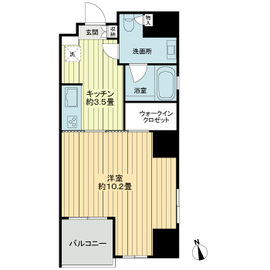 麻布HAUS 4階 間取り図