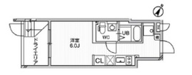エクサム中目黒2 106 間取り図