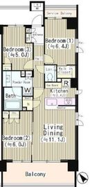 クレヴィア駒沢大学 7階 間取り図