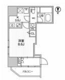 エスタート入谷1 402 間取り図
