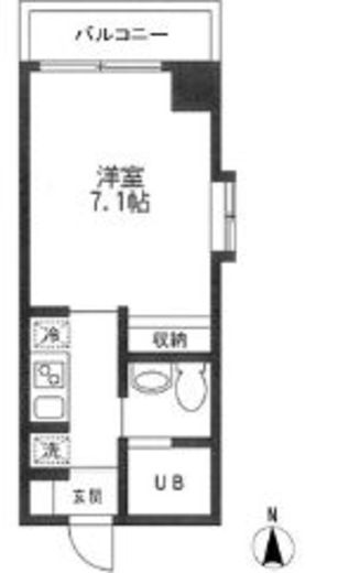 KDXレジデンス御徒町 1101 間取り図