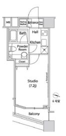 ファーストリアルタワー新宿 2006 間取り図