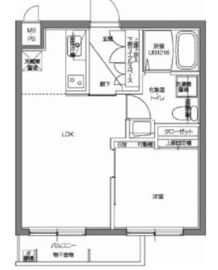 パティーナV代々木上原 3階 間取り図