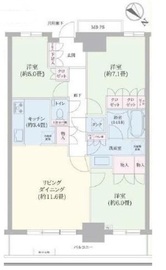 キャナルファーストタワー 6階 間取り図