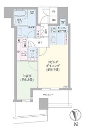 パークタワー晴海 7階 間取り図