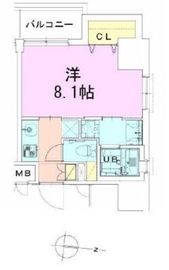 清澄白河レジデンス壱番館 901 間取り図