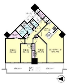 シティタワー品川 42階 間取り図