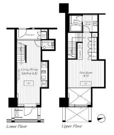 アクシア麻布 3階 間取り図