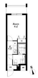 レジディア浅草吾妻橋 604 間取り図