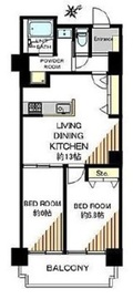 六本木ビュータワー 14階 間取り図