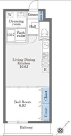 La Douceur巣鴨West (ラドゥセール巣鴨ウエスト) 303 間取り図