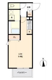 ライブカーサ上野 204 間取り図