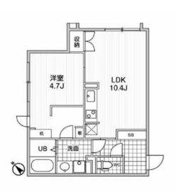 MDM駒沢大学 102 間取り図