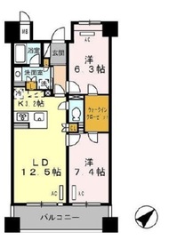 ロイヤルパークス豊洲 614 間取り図