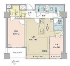 南青山マスターズハウス 5階 間取り図