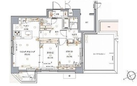 クレヴィスタ文京江戸川橋 701 間取り図