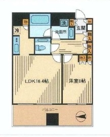 ラ・トゥール新宿 1010 間取り図