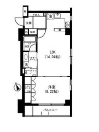 富ヶ谷パークガーデン 4階 間取り図