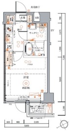 クレヴィスタ文京江戸川橋 3F2 間取り図