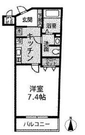 ドゥーエ四谷三丁目 201 間取り図