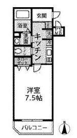 ドゥーエ四谷三丁目 304 間取り図