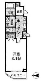 ドゥーエ四谷三丁目 205 間取り図