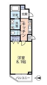 ドゥーエ四谷三丁目 305 間取り図
