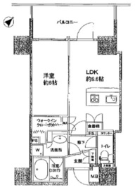 ミオカステーロ日本橋横山町 8階 間取り図