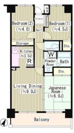 クリケットヒル富ヶ谷 106 間取り図